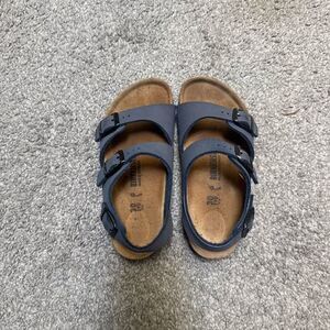 Birkenstock Kids Roma Sandal Navy - Size 30 - Little Kids 12-12.5